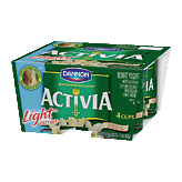 Dannon Activia Light Fat Free Yogurt Vanilla 4 Oz Right Picture